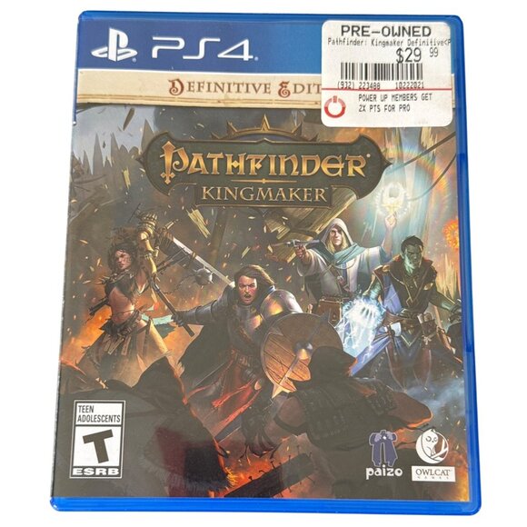 Paizo, Deep Silver Other - Pathfinder: Kingmaker Definitive Edition PS4 Pre-Owned Video Game